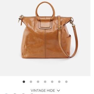 Hobo vintage hide leather Sheila satchel purse